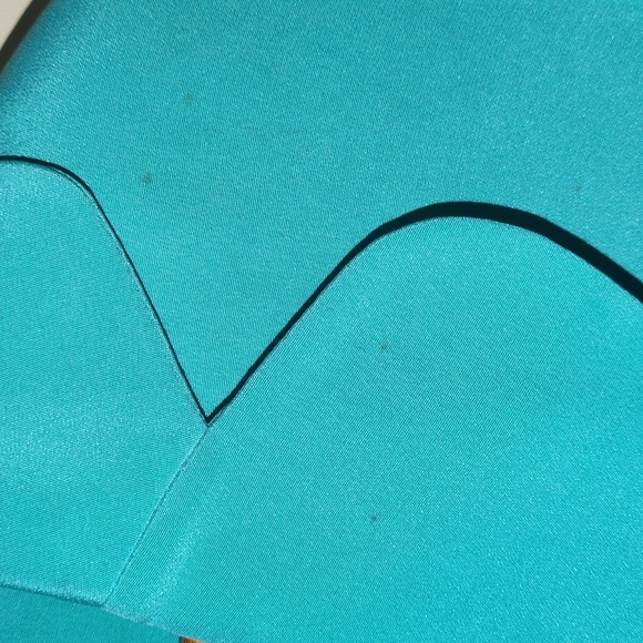 Jones New York silk turquoise blazer size 12 - Picture 7 of 8